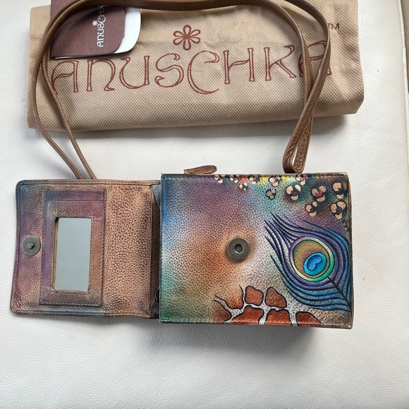 Anuschka Leather Crossbody or Clutch - Picture 2 of 7
